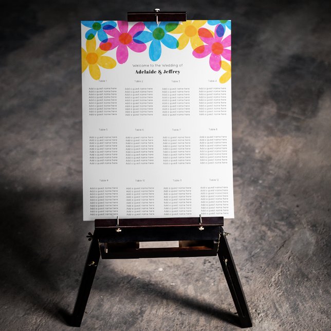 Helle und kühne Hippie-Blume Frühjahrssehen Poster (Von Creator hochgeladen)