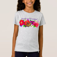 Helle und schöne Monarchschmetterlinge und Blume