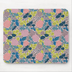 Helle und spielerische Rose Mäusematsch drucken Mousepad