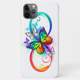 Helle Unendlichkeit mit Regenbogenschmetterling Case-Mate iPhone Hülle