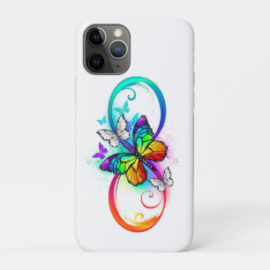 Helle Unendlichkeit mit Regenbogenschmetterling Case-Mate iPhone Hülle