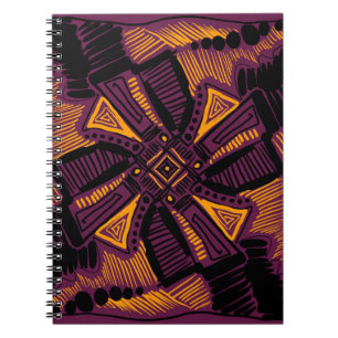 Helle universelle quadratische Ornamente. Linien, Notizblock