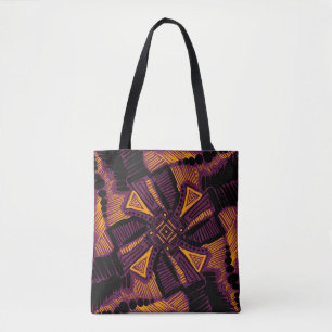 Helle universelle quadratische Ornamente. Linien, Tasche