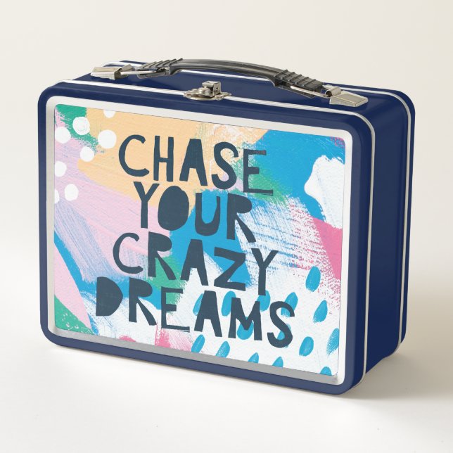 Helle Verfolgung der Inspirations-I | Ihre Metall Lunch Box (Vorderseite)