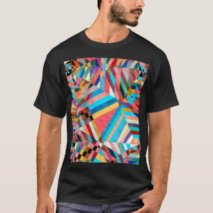 Helle Wasserfarbe: Abstrakte Fantasie Hintergrund T-Shirt