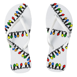Helle Weihnachtsbaumleuchten Weihnachtsschwimmer F Flip Flops