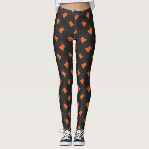 Helle Weihnachtsglocken Pattern Leggings