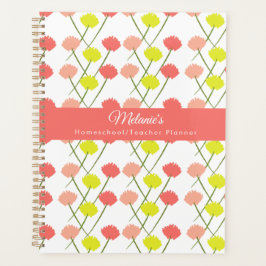 Helle Wildblume Lehrerschule Planer