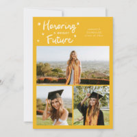 Helle Zukunft Sterne Multi-Foto Gelb Grad