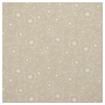 Hellebore Handgezeichnetes Beige-neutrales Muster