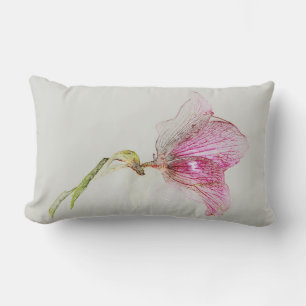 Helleborus botanische Blume Blumendesign Lendenkissen