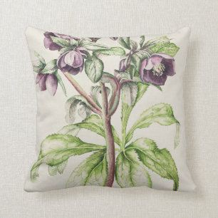 Helleborus Orientalis von Helen Ballard Kissen