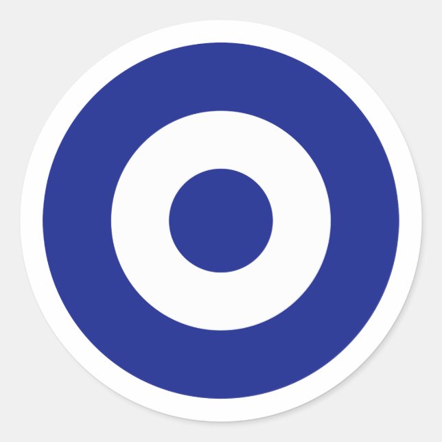 Hellenic Air Force Roundel, Griechenland Runder Aufkleber (Vorderseite)