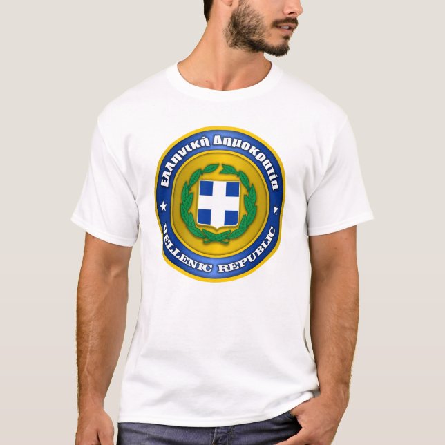 Hellenische Republik (Griechenland) Medallion Appa T-Shirt (Vorderseite)