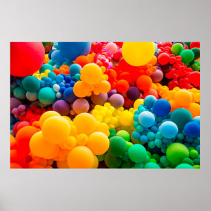 Heller, abstrakter Hintergrund des Wirrwarts von R Poster