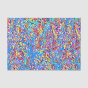 Heller blauer Farben-Spritzer abstrakt Seidenpapier