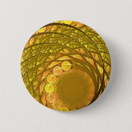 Heller Blüten-Mond Button