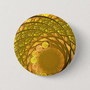 Heller Blüten-Mond Button
