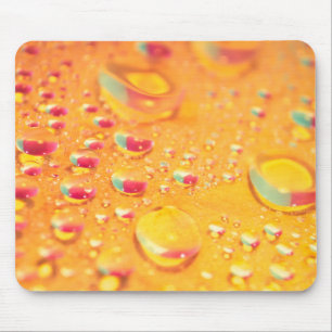 heller bunter Wassertröpfchenentwurf Mousepad