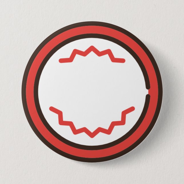 heller Felsen Button (Vorderseite)