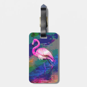 Heller Flamingo-Gepäckanhänger Gepäckanhänger