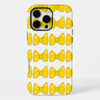 Heller gelber Bogen Handyhülle - süßes Mädchenband iPhone 16 Pro Max Hülle