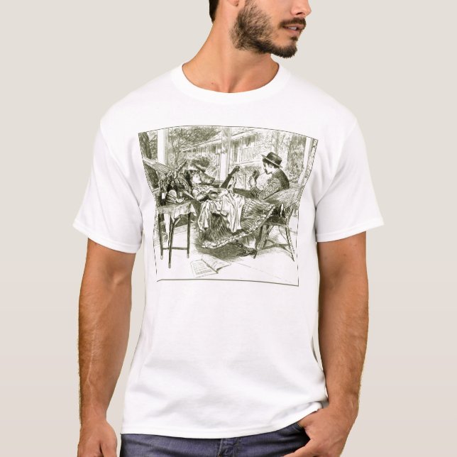 Heller kurzer das Selleve der Sommer-Abends-Männer T-Shirt (Vorderseite)