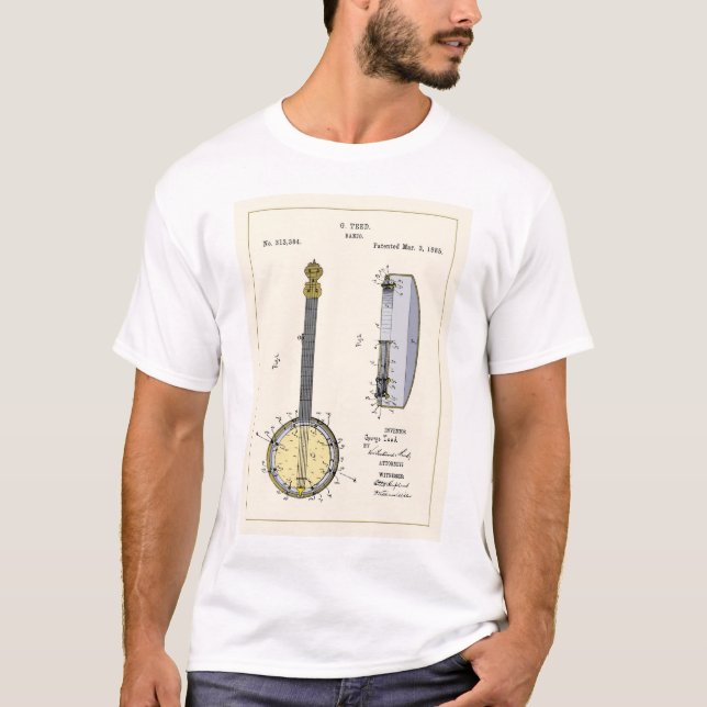 Heller kurzer T - Shirt die Hülse der abgezweigten (Vorderseite)