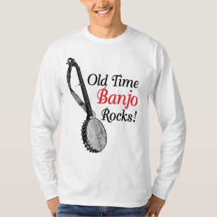 Heller langer T - Shirt die Hülse der alten