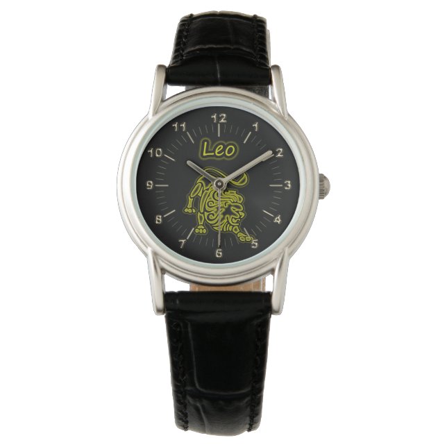 Heller Löwe Armbanduhr (Vorderseite)