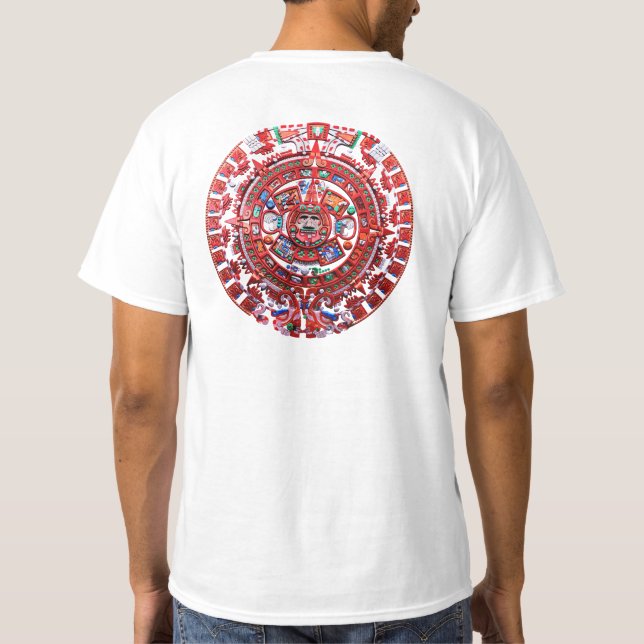 Heller Mayakalender T-Shirt (Rückseite)