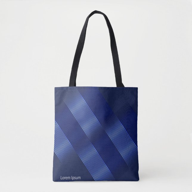 heller moderner Hintergrund, geometrische Objekte  Tasche (Vorderseite)