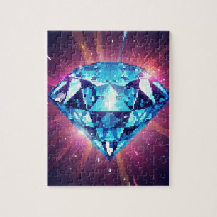 Heller pixeliger Diamant 