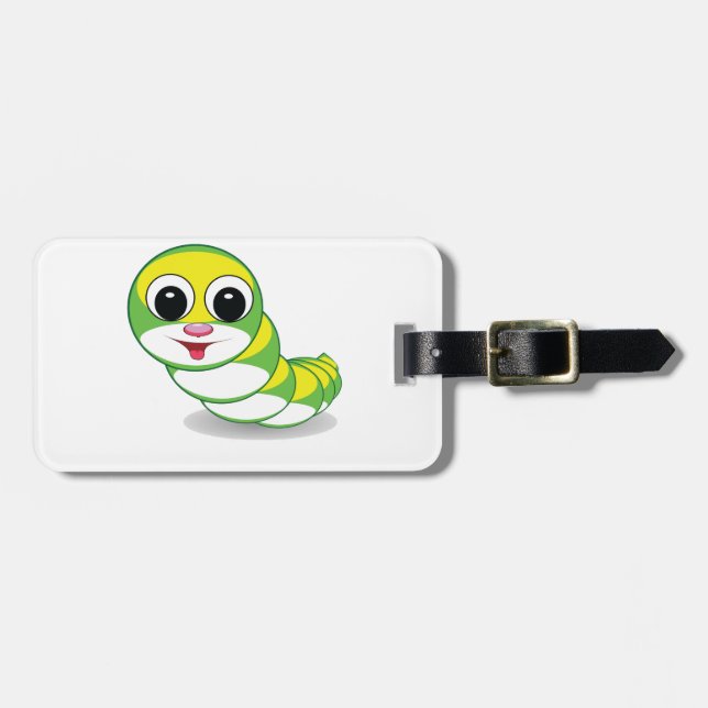 heller Raupenwurm Gepäckanhänger (Vorderseite horizontal)