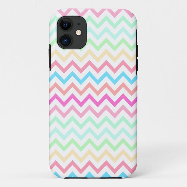 Heller Sommer-Zickzack Muster iPhone 5 Case-Mate iPhone Hülle (Rückseite)