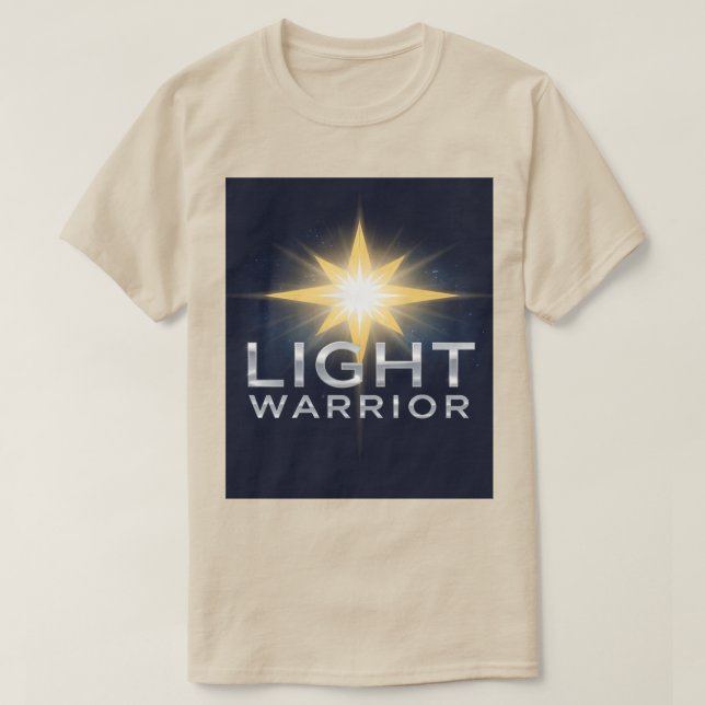 Heller Stern, leuchte, Light Warrior Herren T-Shirt (Design vorne)