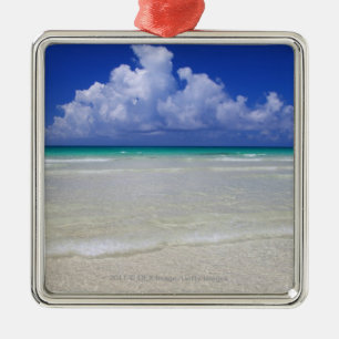 Heller Strand Silbernes Ornament
