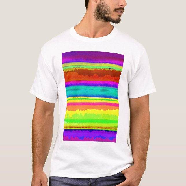 Heller Streifen T-Shirt (Vorderseite)