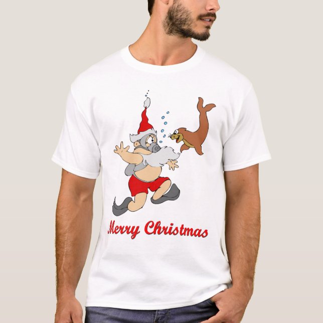 Heller T - Shirt Unterwasseratemgerät-Sankt (Vorderseite)