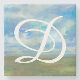 Heller Tag II des Monogramm-  Steinuntersetzer