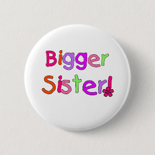 Heller Text-größere Schwester Button