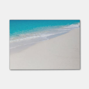 Heller tropischer Strand Post-it Klebezettel