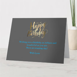 Heller und fröhlicher Geburtstag Karte