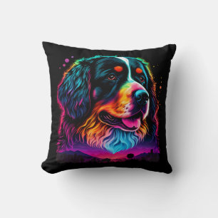 Heller und schöner Berner Hund Kissen
