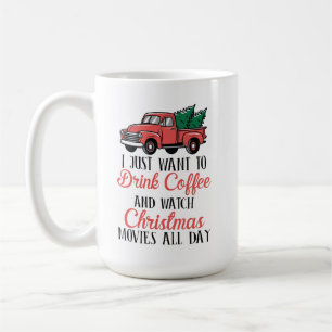 Heller Weihnachtsgeist im Coffee Cup-Design Kaffeetasse