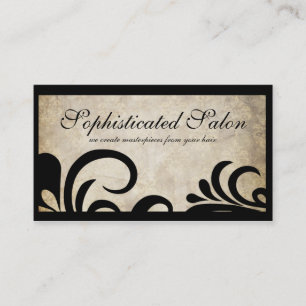 Hellerer moderner hoch entwickelter Designer-Salon Visitenkarte