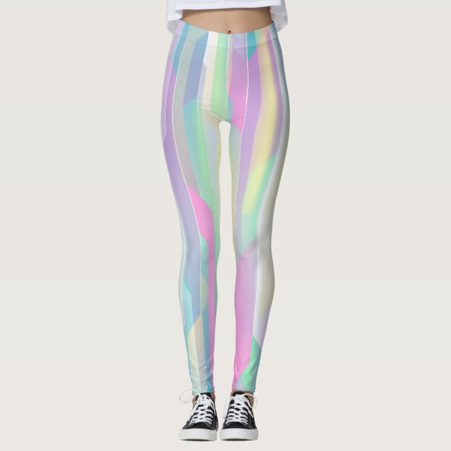 helles abstrakt gefärbt leggings (Vorderseite)