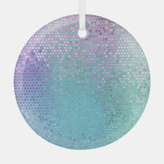 Helles Abstraktes Mosaik, mehrfarbiger Glanz Ornament Aus Glas