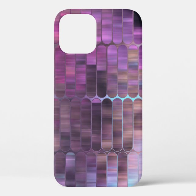Helles abstraktes Mosaik mit Glanz Case-Mate iPhone Hülle (Rückseite)