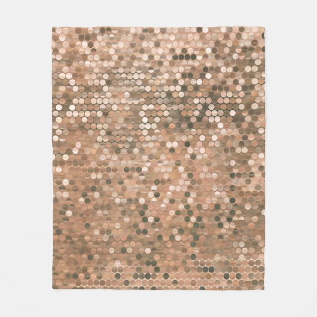 Helles abstraktes Mosaik Vintager Hintergrund mit  Fleecedecke (Vorderseite)